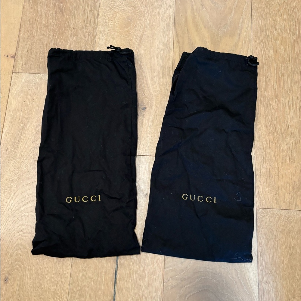 Gucci Black Dust Bags